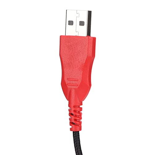 Gaming-Maus mit Kabel, Hoher Genauigkeit, Optischer Sensor, 10000 DPI, Einstellbare DPI, für Büro und Zuhause, ABS-Material Bild 2