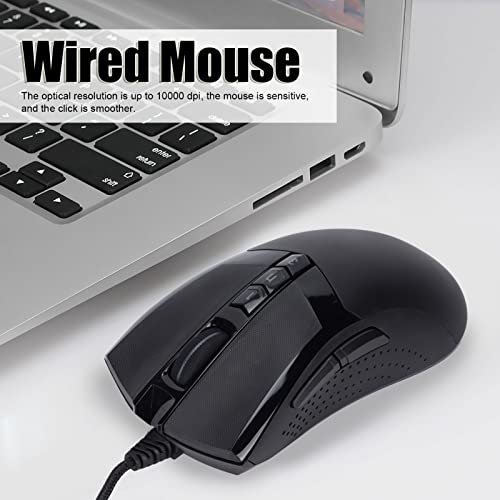 Gaming-Maus mit Kabel, Hoher Genauigkeit, Optischer Sensor, 10000 DPI, Einstellbare DPI, für Büro und Zuhause, ABS-Material Bild 5