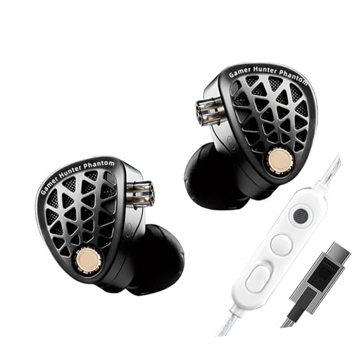 Fidelities Metall-Kopfhörer mit DSP-Gaming-Soundkarte und 4-Band-Physical Tuning für immersive Immersive Ohrhörer für wettbewerbsfähiges Spielen Bild 1