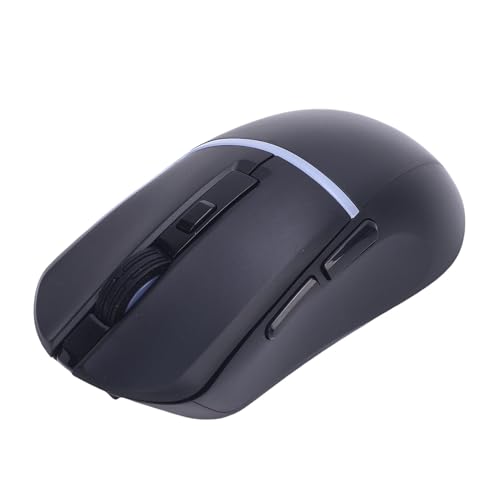Cuifati Kabellose Gaming-Maus, 6 Programmierbare Tasten, 7200 DPI, 3 Modi, Kabelgebunden, 2,4 G BT5.3 mit RGB-Hintergrundbeleuchtung für PC, Laptop, Tablet, Notebook (Black) Bild 1