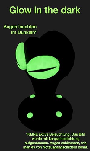 Generisch Alien Headset Halter – Glow in the Dark – Low Poly Design - Gaming Kopfhörerhalter – Sci-Fi Deko – Headphone Stand für Gaming Setup Bild 6