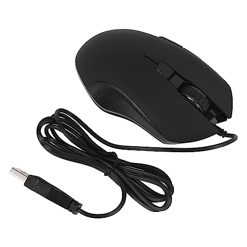 Bewinner Ergonomische USB-Gaming-Maus mit Hoher Empfindlichkeit für PC-Laptops, Langlebige Computermaus aus ABS-Material für Büro und Gaming, Bild 2