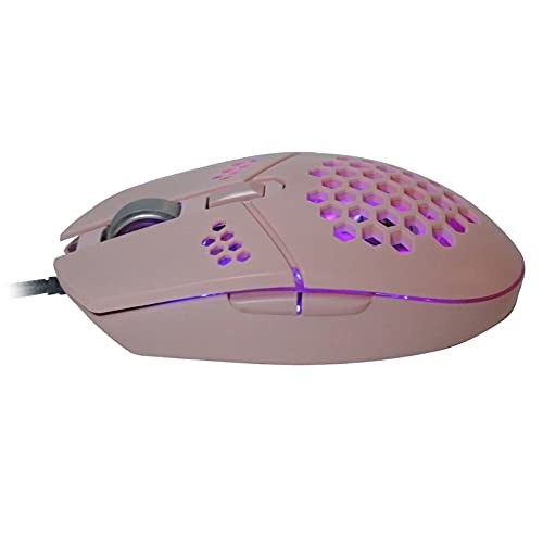 Bewinner Gaming-Maus mit Lüfter, 4-Fach DPI Einstellbar, RGB-hintergrundbeleuchtete Kabelgebundene Maus für PC-Laptop, Hohles Ergonomisches Design, Plug-and-Play Bild 4