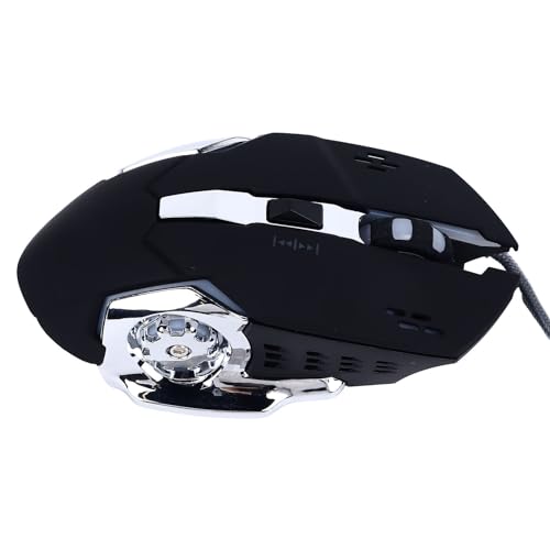 Bewinner Ergonomische Kabelgebundene Gaming-Maus mit Hoher Empfindlichkeit, Leise, Stabile USB-Computermaus mit Robuster ABS-Konstruktion für PC-Laptop-Gaming-Geräte Bild 3