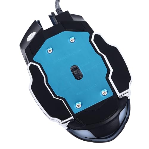 Bewinner Ergonomische Kabelgebundene Gaming-Maus mit Hoher Empfindlichkeit, Leise, Stabile USB-Computermaus mit Robuster ABS-Konstruktion für PC-Laptop-Gaming-Geräte Bild 4