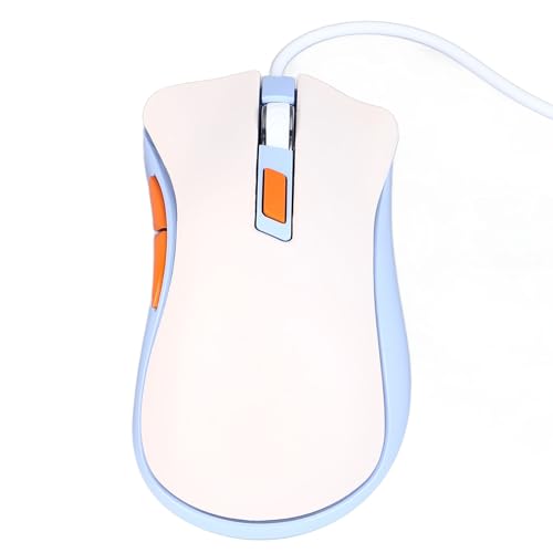 Bewinner Ergonomische Gaming-Tastatur und Maus-Kombination, Mechanische USB-Kabel-Tastatur in Voller Größe für PC und Laptop, Seeblau, Robustes ABS Bild 7