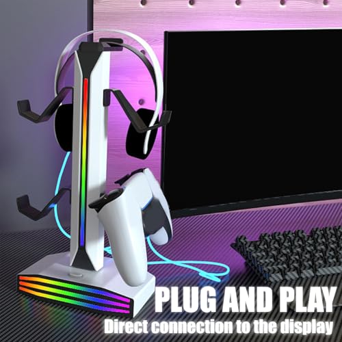 Cryfokt Game-Controller-Halterung, Praktische Ladelösungen für Controller-Headset-Zubehör Bild 2
