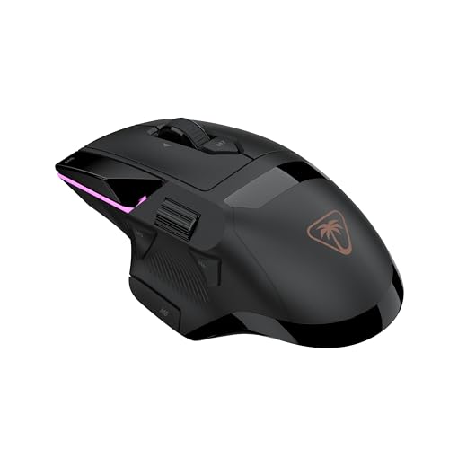 Turtle Beach Command Series MC5 Wireless Gaming-Maus - 8K-Abrufrate, optischer Owl-Eye-Sensor mit 30.000 DPI, 4D-Scrollrad, Titan Optical Switches, RGB-Beleuchtung, bis zu 35-Stunden-Akku Bild 1