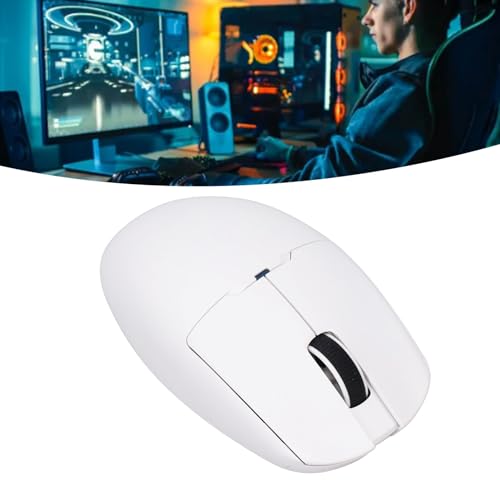 Bewinner Kabellose Gaming-Maus, 3 Modi und 6 DPI-Einstellungen (bis zu 26.000), 4.000 Hz Abfragerate, 80 Millionen Klicks, 300 MAh Wiederaufladbar, 2,4 G/USB Optisch für PC Laptop Bild 5
