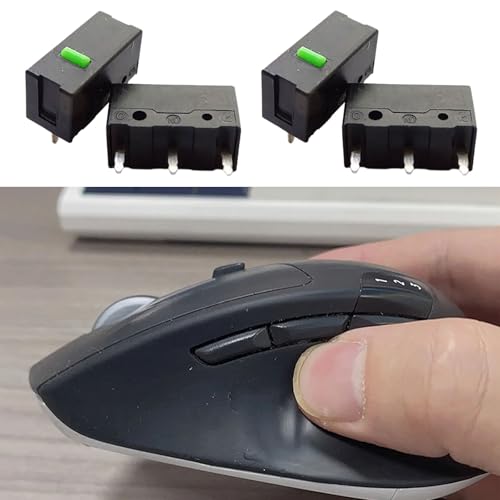Generisch Coppers Green Dot Mikroschalter für Gaming Maus mit 3-Pin Design, 60 Mio Klicks, Gaming Maus Ersatz Mikroschalter Bild 2