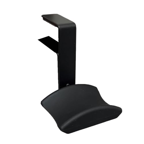 Platzsparende Klemmhalterung für Kopfhörer für Gaming und Schreibtische, universeller Headset-Ständer mit schneller Installation, Kopfhörerständer aus Aluminiumlegierung Bild 5