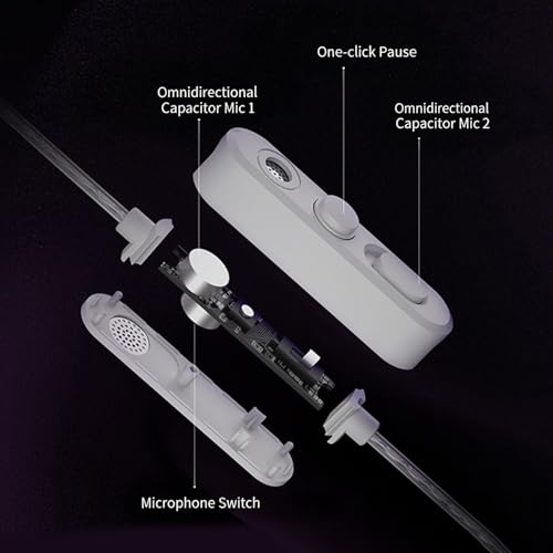 In-Ear-Gaming-Ohrhörer Axas Kopfhörer mit Sound und abnehmbarem Mikrofon für Spielkonsolen, Gaming-Headsets, Kopfhörer Bild 6
