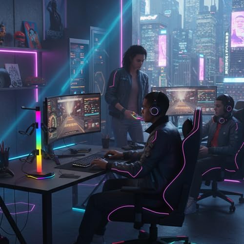 Gaming-Zubehör-Organizer für 2 Controller und 1 Headset, ABS-Konstruktion, rutschfestes Silikon-Pad für Controller-Headset-Ständer Bild 2