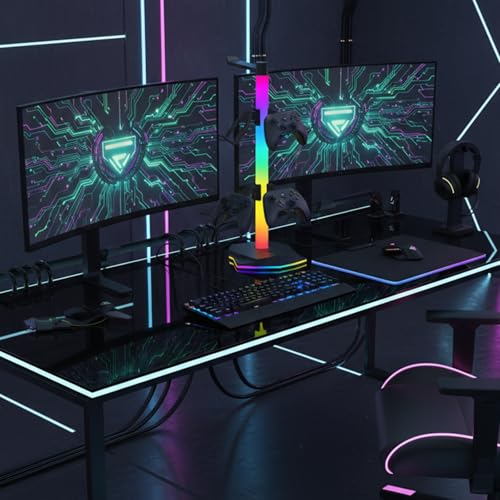 Gaming-Zubehör-Organizer für 2 Controller und 1 Headset, ABS-Konstruktion, rutschfestes Silikon-Pad für Controller-Headset-Ständer Bild 7