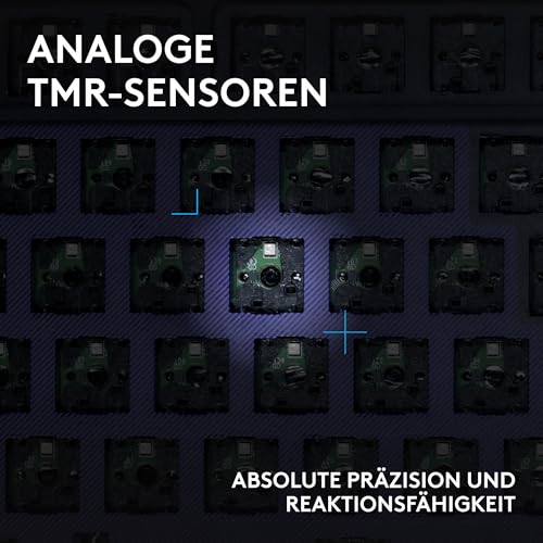 Logitech G G512 X 98–Hot-Swap-fähige TMR-analoge/mechanische Gaming-Tastatur,8K,RAPID TRIGGER,RGB,kabelgebunden +G502 X PLUS LIGHTSPEED kabellose Gaming-Maus, HERO 25K Sensor,PC/Mac,DEU QWERTZ–Schwarz Bild 4