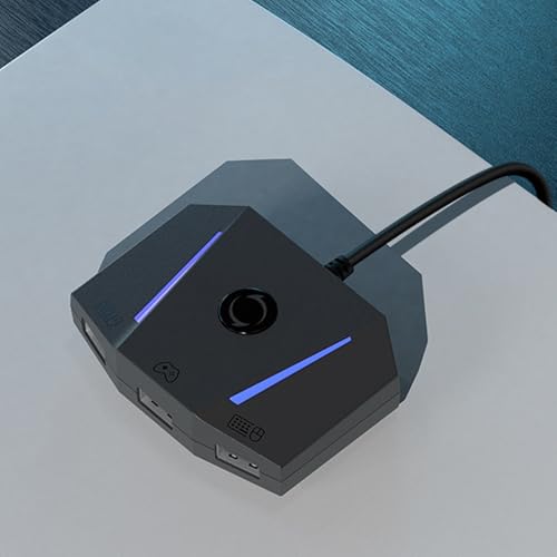 Allgemeine Gaming Konverter mit Rutschfester Basis Designs, einfach zu bedienen für VX2, AimBox, gewichtete Tastatur Adapter mit Rutschfester Unterlage, Gaming Tastatur Maus Adapter Bild 6