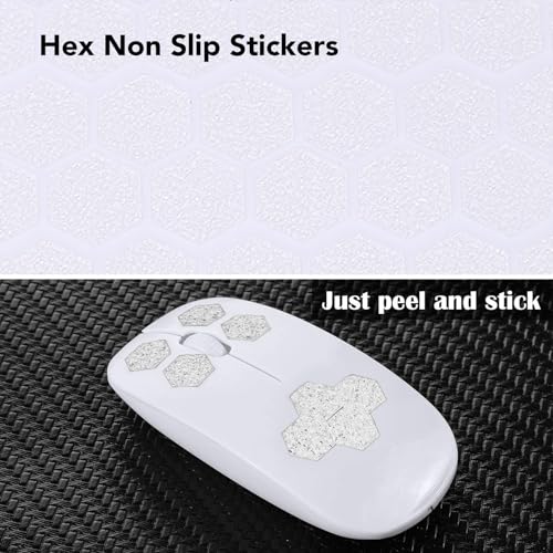 Cocoarm Hex-strukturierte Mausgriff-Aufkleber, Schweißabsorbierend, Rutschfest, für Gaming-Mäuse, Mobiltelefone, Laptops Bild 3
