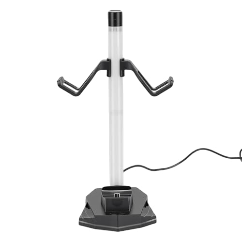 Sorandy 3-in-1-Controller-Ständer, RGB-Gaming-Headset und Ladestation für 2 Pro-Controller mit 2 USB-Anschlüssen und Typ C, Kopfhörerständer mit Abnehmbarem Haken Bild 4
