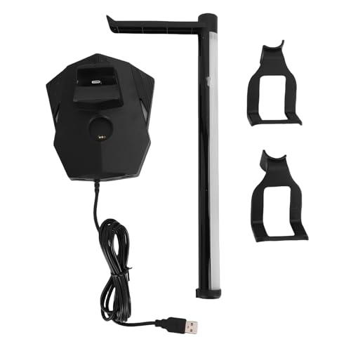 Sorandy 3-in-1-Controller-Ständer, RGB-Gaming-Headset und Ladestation für 2 Pro-Controller mit 2 USB-Anschlüssen und Typ C, Kopfhörerständer mit Abnehmbarem Haken Bild 5