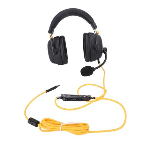 Kabelgebundenes USB-Gaming-Headset, HiFi 7.1 Surround Sound, Mikrofon mit Geräuschunterdrückung, Leichte, Komfortable Over-Ear-Kopfhörer, Ideal für PC-Gaming (Black) Bild 4