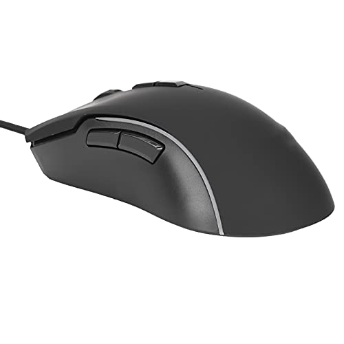 Gaming-Maus, kabelgebundene Maus mit einstellbarem 7200-DPI, ergonomische RGB-Beleuchtungsmaus für Gamer – Desktop und Laptop, 7-Tasten-USB-Computermaus mit 6 Bild 3