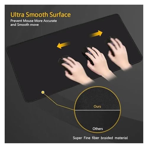 Schwarz Gold Lotus Maus Pad Gaming Zubehör Notbook Computer Speed Pc Gamer Tastatur Schreibtisch Matte Große Mauspad Große(100x50cm) Bild 5