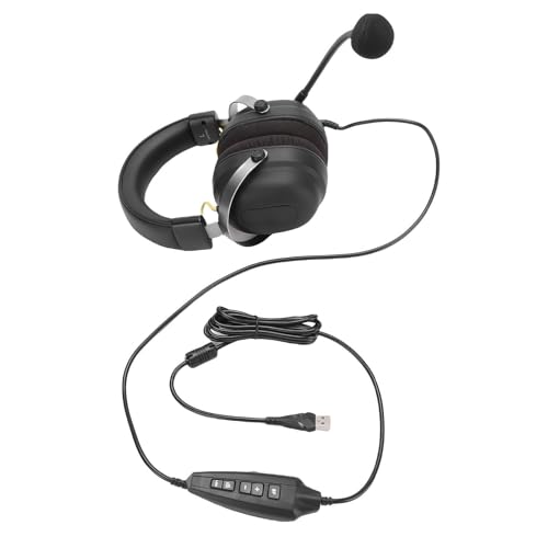 Zunate Gaming-Headset, Immersiver Surround-Sound für Computer und Laptop, Design mit Vollständiger Ohrabdeckung Bild 1