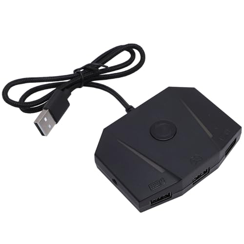 Sorandy Gaming-Maus-Tastatur-Konverter mit RGB-Licht für X/S für, Einfache Einrichtung, Präzise Steuerung für Gamer, ABS Schwarz, für Vlead APP Bild 2