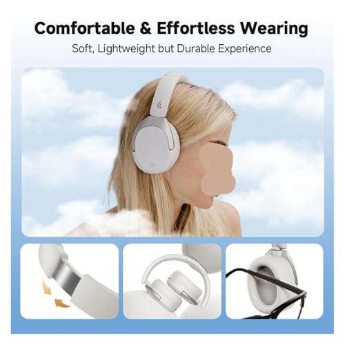 Generisch W830NB Kopfhörer 5.4 Over-Ear-Headset LDAC faltbar(Sand White) Bild 5