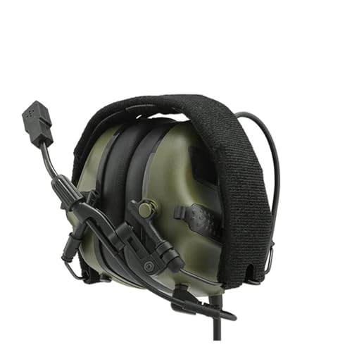 Generisch Ohrenschützer-Headset-Ohrhörer, am Ohr montierte Kopfhörer, atmungsaktives Haken-Headset(F10-E-Green Set) Bild 2