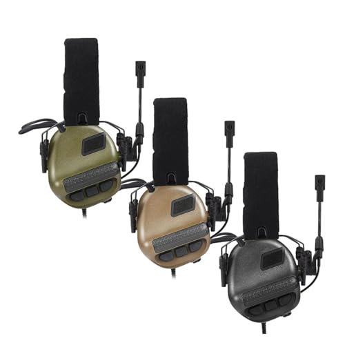 Generisch Ohrenschützer-Headset-Ohrhörer, am Ohr montierte Kopfhörer, atmungsaktives Haken-Headset(F10-E-Green Set) Bild 6