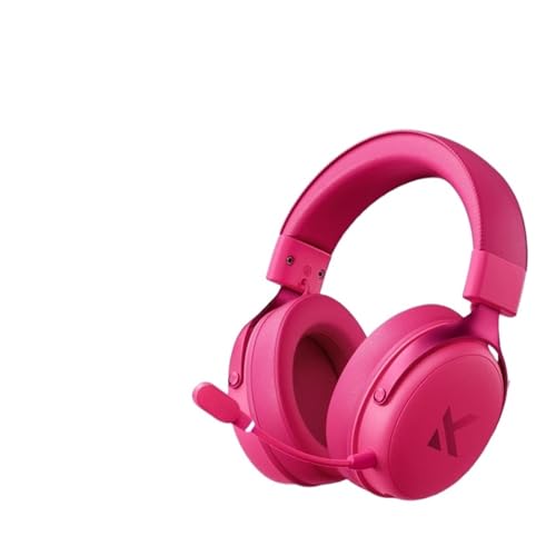 Generisch V9 Pro E-Sports-Headset mit Mikrofon, Tri-Mode-Gaming, 7.1-Kanal-Surround-Sound, tragbare Audio-Kopfhörer(V9Pro-Red) Bild 1