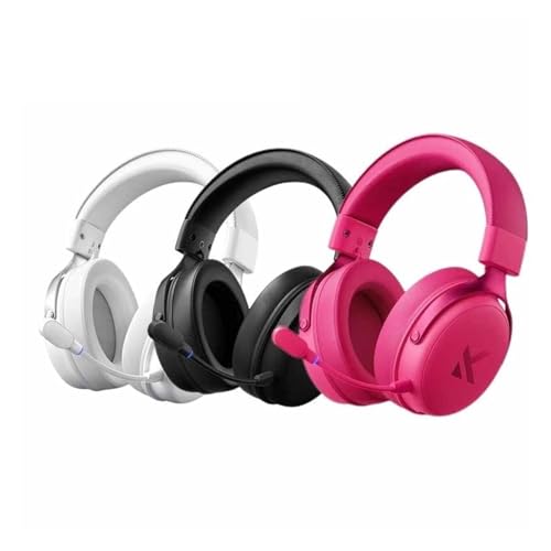 Generisch V9 Pro E-Sports-Headset mit Mikrofon, Tri-Mode-Gaming, 7.1-Kanal-Surround-Sound, tragbare Audio-Kopfhörer(V9Pro-Red) Bild 2