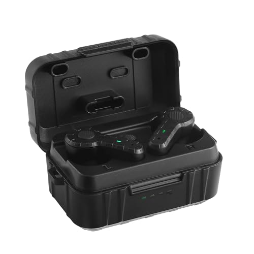 Generisch E30 Headset-Ohrstöpsel. In-Ear-Headset-Ohrstöpsel. Weiche for längeres Tragen(Totems-Y-Black-BT) Bild 1