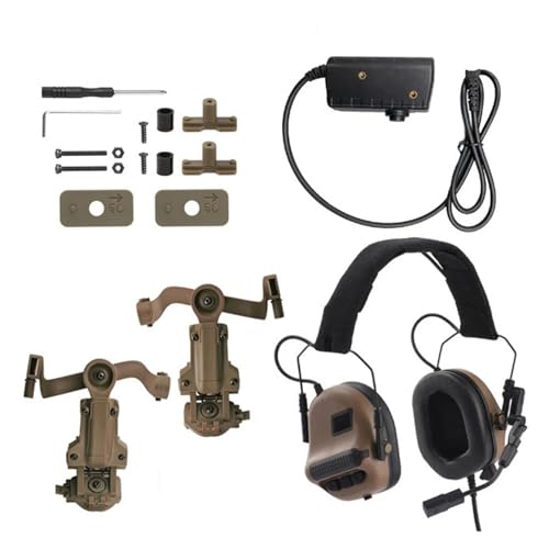 Generisch Headset-Ohrenschützer, Outdoor-Sport-Kopfhörer mit Klangverstärkung(Desert Set) Bild 1