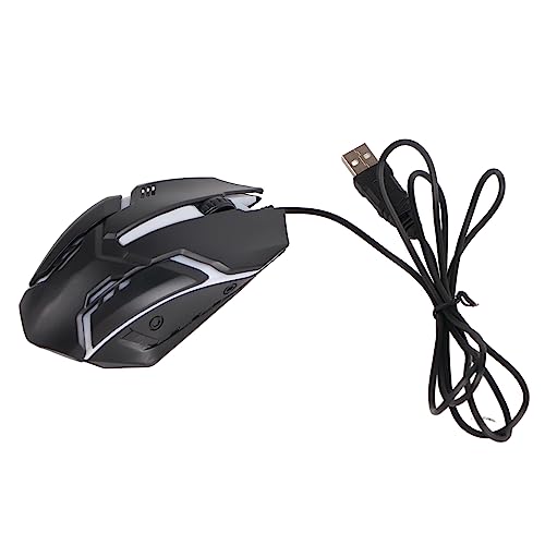 Irfora 1600DPI Ergonomische USB-Gaming-Maus mit Hintergrundbeleuchtung für XP/Vista/7/8/10 Notebook Office Gamer Plug-and-Play-Leichtgewicht Bild 6