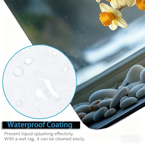 Gaming Mauspad Gebranntes Orange Mauspad XXL 120 x 60 cm Mousepad Blume Schreibtischunterlage, Optimierte Präzision und Geschwindigkeit, Wasserabweisende Desk Mat für Gamer, Tastatur und Maus H0-439 Bild 5