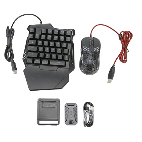 4 in 1 Mobile Game Combo Schneller Bluetooth-Controller Gaming-Tastatur-Maus-Konverter für -Spiele ABS Schwarz Bild 6