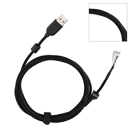 Mauskabel-Ersatz, Langlebiges und Langes USB-Kabel für Gaming-Maus, 2,19 M Kabellänge für Gamer Bild 4