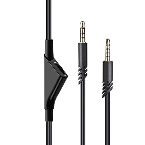 Sxhlseller Gaming-Headset-Audiokabel, 2 M Ersatz-Kopfhörer-Verlängerungskabel mit Einstellbarer Lautstärke und 3D-Stereo, für Astro A10 A40 A30 A50 Headsets Bild 1
