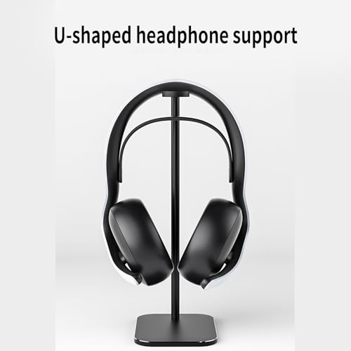 Desktop-Kopfhörerständer, Aluminium und Metall, Gaming-Headset-Halterung, Aufhänger, Kopfhörer-Controller, Kopfhörer-Halter, Kabel-Headset-Aufhänger Bild 3