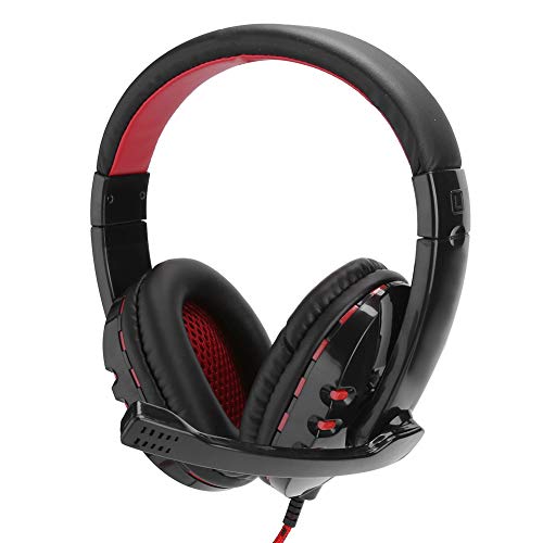 Präzises Gaming-Headset, Kabelgebundener Over-Ear-Kopfhörer mit LED-Mikrofon für, One, PC, Mobiler, Leichter Stereo-Kopfhörer für Komfortable Lange Gaming-Sessions Bild 1