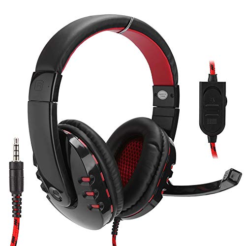 Präzises Gaming-Headset, Kabelgebundener Over-Ear-Kopfhörer mit LED-Mikrofon für, One, PC, Mobiler, Leichter Stereo-Kopfhörer für Komfortable Lange Gaming-Sessions Bild 5