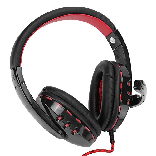 Präzises Gaming-Headset, Kabelgebundener Over-Ear-Kopfhörer mit LED-Mikrofon für, One, PC, Mobiler, Leichter Stereo-Kopfhörer für Komfortable Lange Gaming-Sessions Bild 6