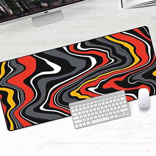 Mauspad, 900 x 400 mm, XXL, Gaming-Mauspad, groß, Gummi, Gamer, Kunsttisch, Computer-Mauspad, weiches Mause-Pad, XL, abstrakte Tastatur, Schreibtisch, Spielmatten, Gaming-Mauspad Bild 2