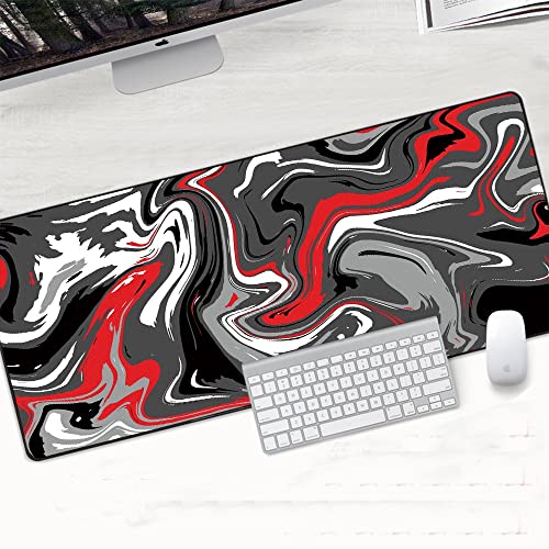 Mauspad, 900 x 400 mm, XXL, Gaming-Mauspad, groß, Gummi, Gamer, Kunsttisch, Computer-Mauspad, weiches Mause-Pad, XL, abstrakte Tastatur, Schreibtisch, Spielmatten, Gaming-Mauspad Bild 3