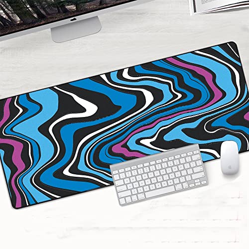 Mauspad, 900 x 400 mm, XXL, Gaming-Mauspad, groß, Gummi, Gamer, Kunsttisch, Computer-Mauspad, weiches Mause-Pad, XL, abstrakte Tastatur, Schreibtisch, Spielmatten, Gaming-Mauspad Bild 5