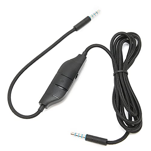 Naroote Gaming-Headset-Kabel mit Langlebigem Kupferdraht für G633/G935, Twisted-Pair-Audiokabel für Kopfhörer, 1,5 M, 1,5 M Bild 1
