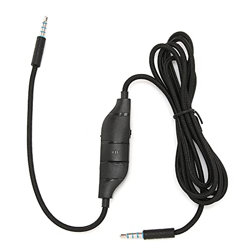 Naroote Gaming-Headset-Kabel mit Langlebigem Kupferdraht für G633/G935, Twisted-Pair-Audiokabel für Kopfhörer, 1,5 M, 1,5 M Bild 2