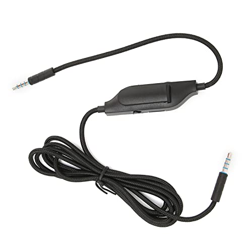 Naroote Gaming-Headset-Kabel mit Langlebigem Kupferdraht für G633/G935, Twisted-Pair-Audiokabel für Kopfhörer, 1,5 M, 1,5 M Bild 3